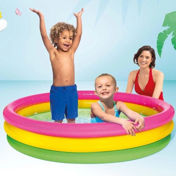 Imagem de Piscina Infantil Inflavel Por Do Sol 275L Intex 57422