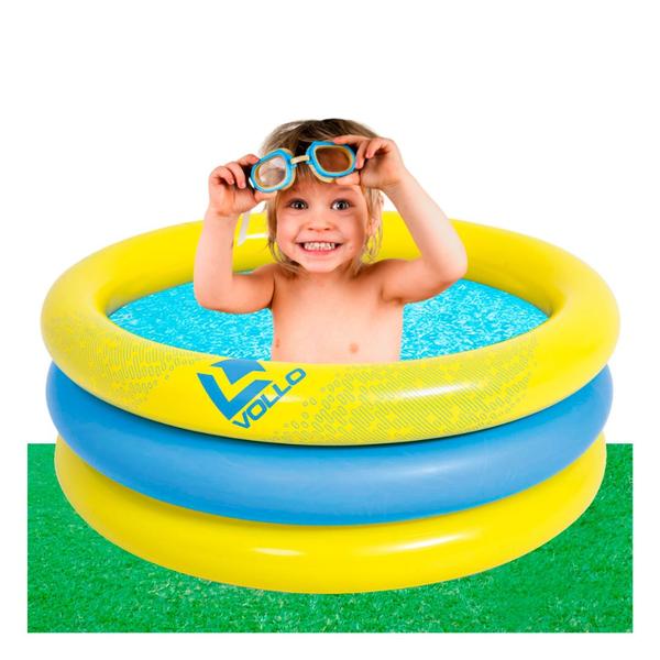 Imagem de Piscina Infantil Inflavel Redonda 95 Litros Vollo