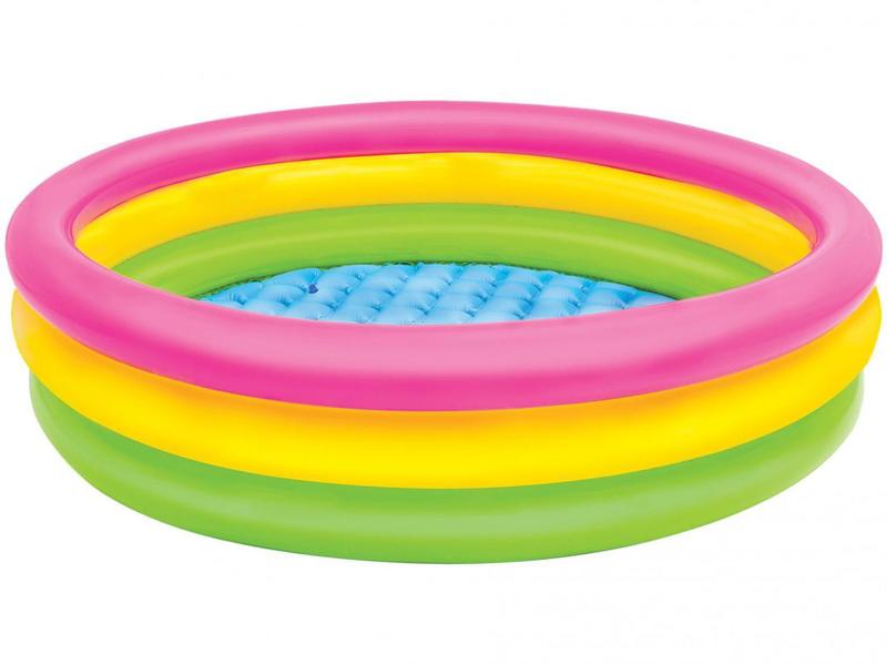 Imagem de Piscina Infantil Inflável Redonda Intex 131L - Wetset Pôr do Sol