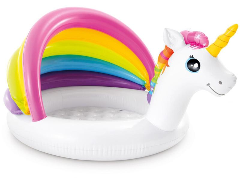 Imagem de Piscina Infantil Inflável Redonda Intex 45L - Summer Arco-Íris