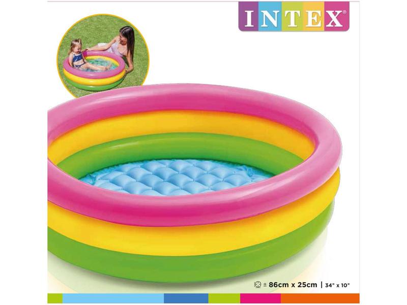 Imagem de Piscina Infantil Inflável Redonda Intex - 56L Pôr do Sol