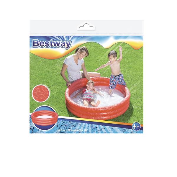 Piscina infantil inflável redonda resistente - 140-litros - ETITOYS Imagem de Piscina infantil inflável redonda resistente - 140-litros