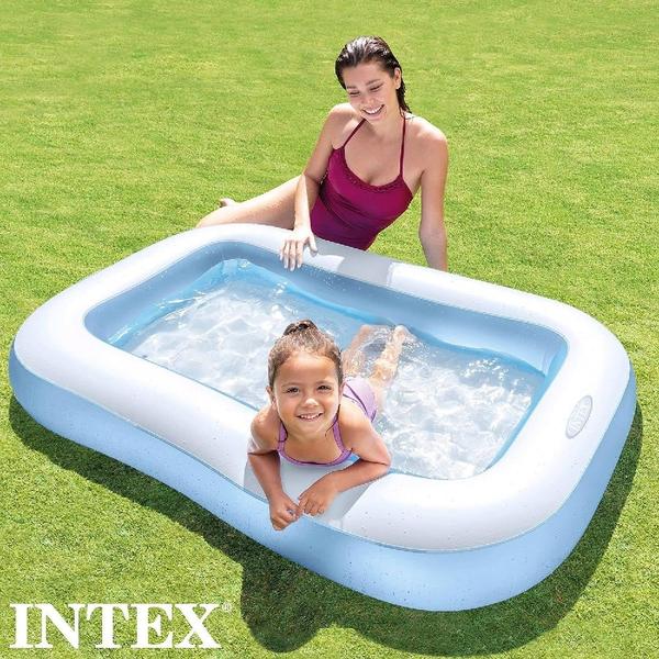 Imagem de Piscina Infantil Inflável Retangular 90 Litros Intex