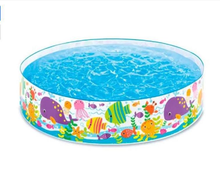 Imagem de Piscina Infantil Intex 958L Redonda Snapset Oceano