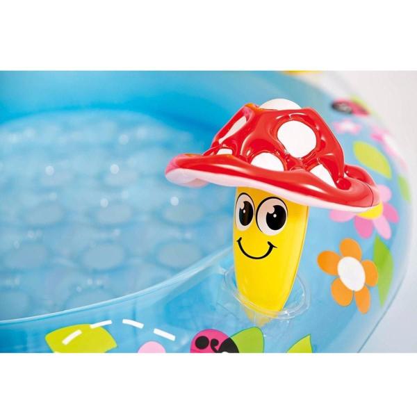 Imagem de Piscina infantil intex cogumelo 45l c/ cobertura proteção uv