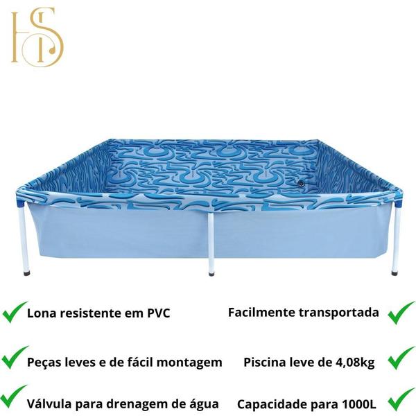 Imagem de Piscina infantil montagem simples 1000 litros mor Resistente 