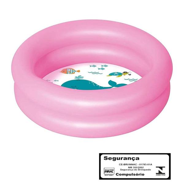 Piscina Infantil Para Criança Bebês 28 litros + 25 Bolinhas coloridas - Mor Imagem de Piscina Infantil Para Criança Bebês 28 litros + 25 Bolinhas coloridas