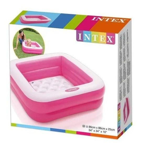 Imagem de Piscina Infantil Quadrada Inflável 57 Litros Intex Colorida