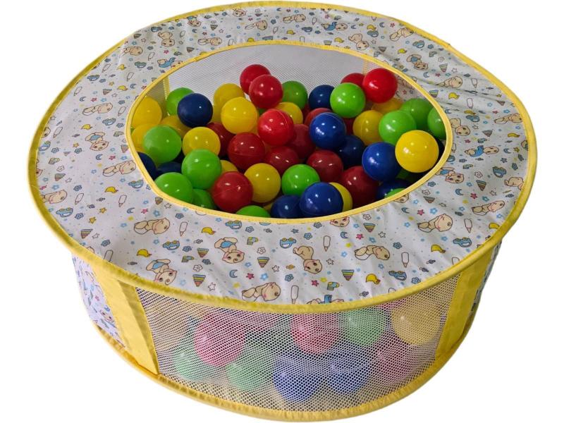 Imagem de Piscina Infantil Redonda Com 40 Bolinhas Baby Boy