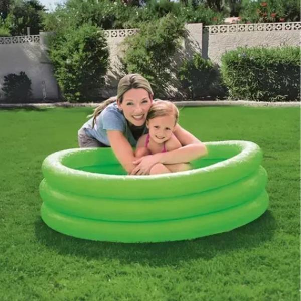 Imagem de Piscina infantil redonda inflável 101l bestway 3 anéis nautika