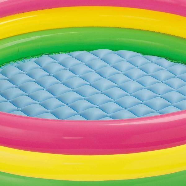 Imagem de Piscina Infantil Redonda Inflável Base Acolchoada 275L Intex