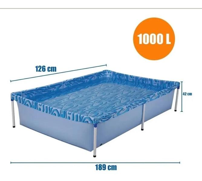 Imagem de Piscina Infantil Retangular 1000 Litros Mor