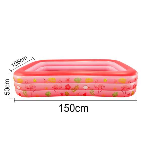 Piscina Infantil Retangular 300 Litros P/ Crianças e Pets Em PVC Resistente - Brastoy Imagem de Piscina Infantil Retangular 300 Litros P/ Crianças e Pets Em PVC Resistente
