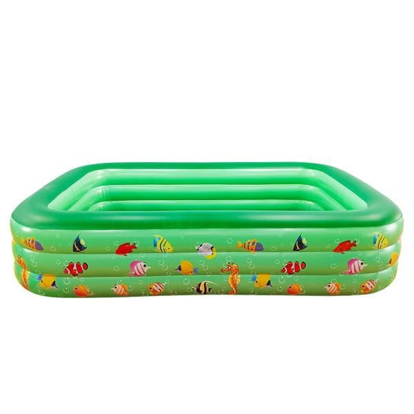 Piscina Infantil Retangular 300 Litros P/ Crianças e Pets Em PVC Resistente - Brastoy Imagem de Piscina Infantil Retangular 300 Litros P/ Crianças e Pets Em PVC Resistente