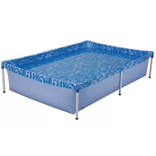 Imagem de Piscina Infantil Retangular Estrutural PVC 1000 Litros - Mor