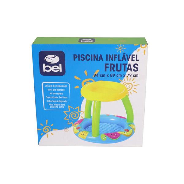Piscina Inflável 26L Frutas Vinil Válvula Segurança Fundo Inflável 96900 Bel Imagem de Piscina Inflável 26L Frutas Vinil Válvula Segurança Fundo Inflável 96900 Bel