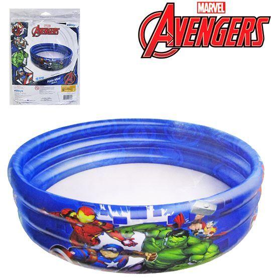 Imagem de Piscina inflavel 3 aneis 100l vingadores/avengers 25x83cm