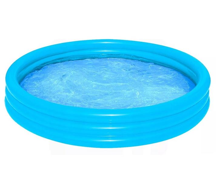 Imagem de Piscina Inflável 3 Anéis 400 Litros 157x25cm Azul- Wellmix