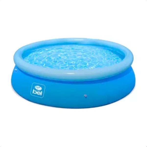 Imagem de Piscina Inflavel 4,600L Redonda 3,05m Azul Grande Resistente Bel