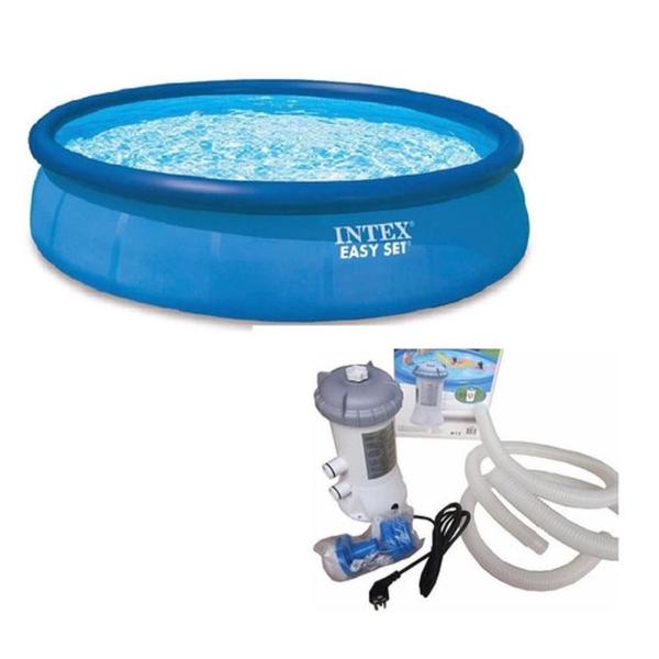 Imagem de Piscina Inflável 5621 Litros Easy Set Intex + Filtro 110V U