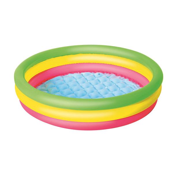 Imagem de Piscina Inflável 62L 3 Anéis Coloridos 1,00 X 25Cm Bel