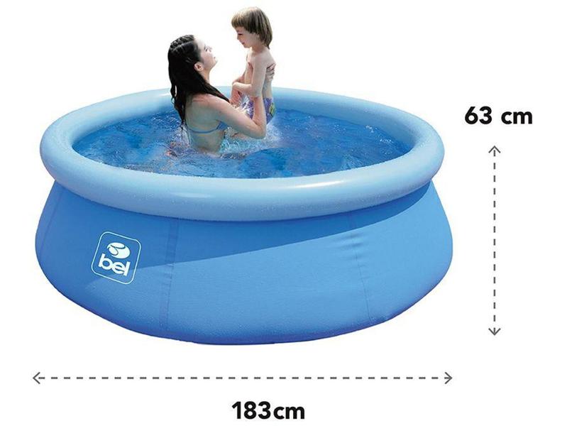 Imagem de Piscina Inflável Bel Fix 1400L Redonda Life - 140002