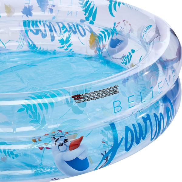 Imagem de Piscina Inflável Frozen Infantil Redonda Etitoys 75x22cm 70L