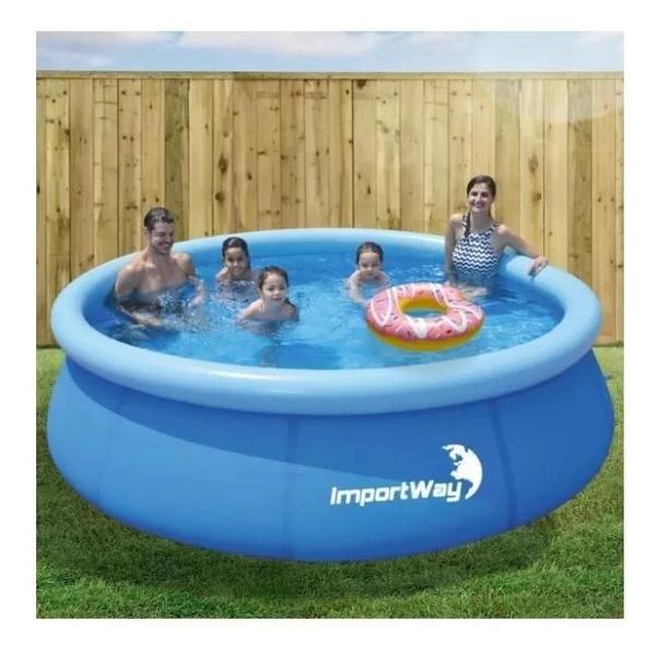 Imagem de Piscina Inflável Importway 4600L - Diversão em Família