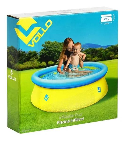 Imagem de Piscina Inflável Infantil 457 Litros Vollo 150x41cm Vv17790