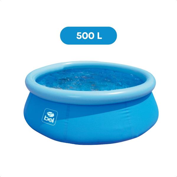 Piscina Inflável Infantil 500 Litros PVC 1,50 m x 38 cm Cor Azul Com Kit Reparo BEL - 50000 Imagem de Piscina Inflável Infantil 500 Litros PVC 1,50 m x 38 cm Cor Azul Com Kit Reparo BEL - 50000