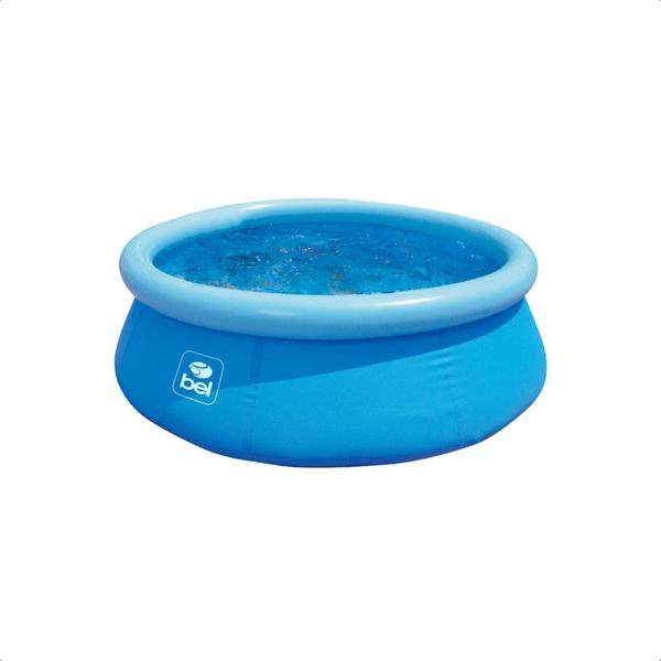 Piscina Inflável Infantil 500 Litros PVC 1,50 m x 38 cm Cor Azul Com Kit Reparo BEL - 50000 Imagem de Piscina Inflável Infantil 500 Litros PVC 1,50 m x 38 cm Cor Azul Com Kit Reparo BEL - 50000