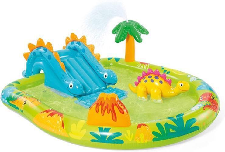 Imagem de Piscina Inflável Infantil Dinossauro Intex - Colorido