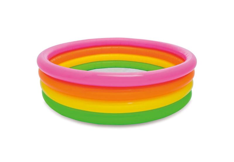 Imagem de Piscina Inflável Infantil Intex Colorida Sunset 780L