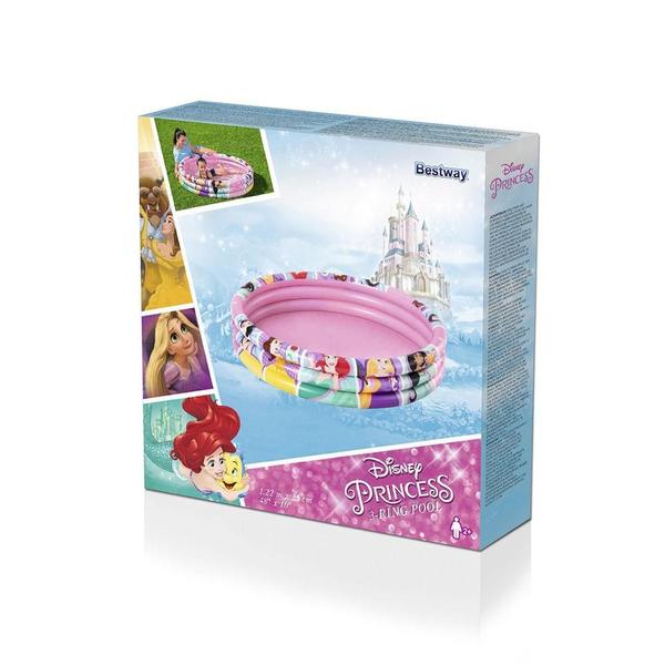 Piscina Inflável Infantil Princesas Disney Bestway 140L Imagem de Piscina Inflável Infantil Princesas Disney Bestway 140L