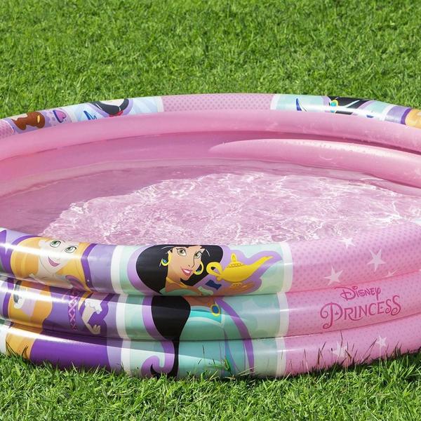 Piscina Inflável Infantil Princesas Disney Bestway 140L Imagem de Piscina Inflável Infantil Princesas Disney Bestway 140L