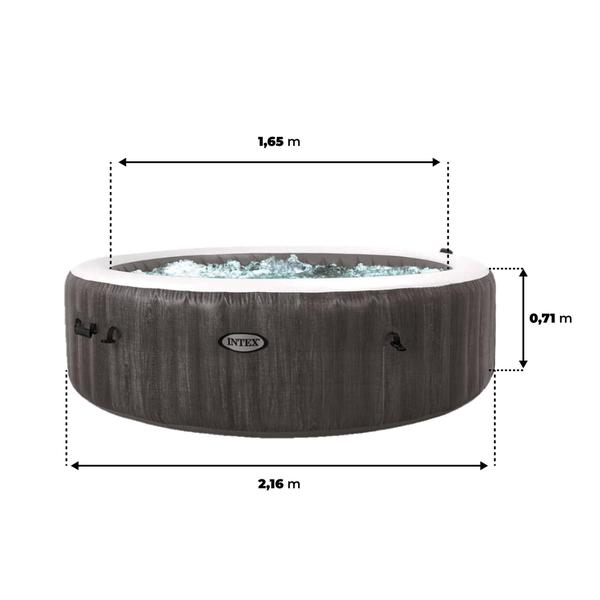 Imagem de Piscina Inflável Intex Greywood SPA Ofurô 1.098 Litros 6 Lugares Com Bomba e Filtro