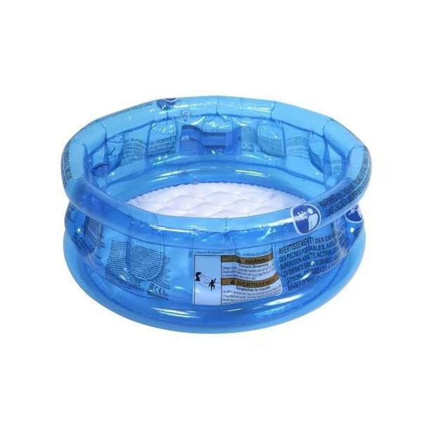 Imagem de Piscina Inflável Kiddie com Gomos 26 Litros 64 cm x 25 cm Cores Variadas Bel Ref.108100