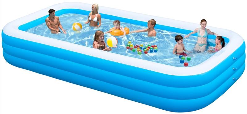 Imagem de Piscina inflável Lylting 145x74x22cm para adultos e crianças