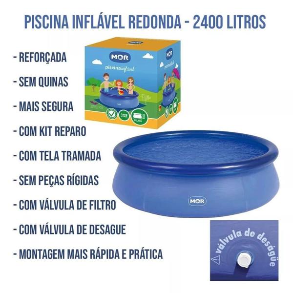 Imagem de Piscina Inflável MOR 2.400L