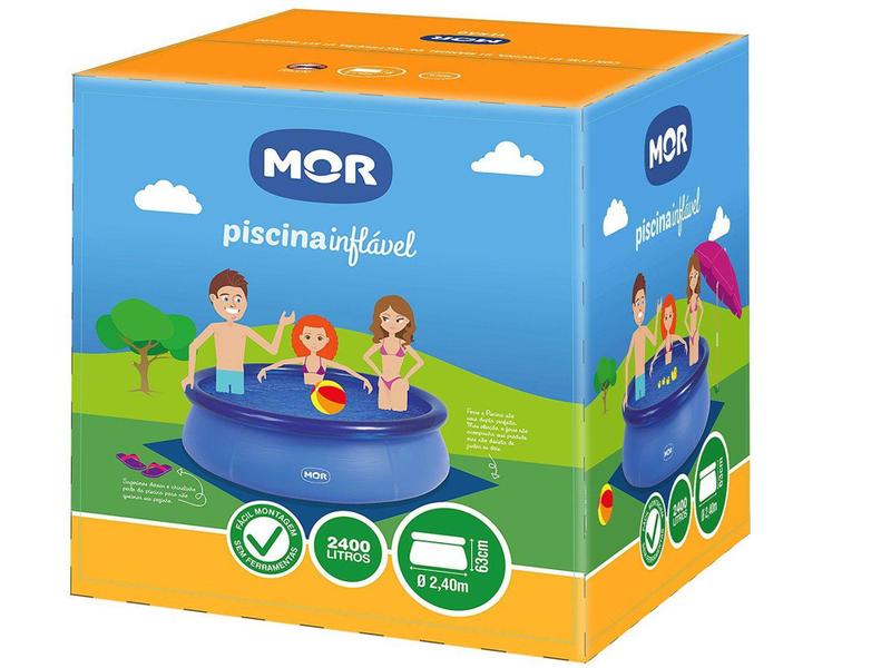 Imagem de Piscina Inflável Mor 2400L Redonda  - Splash Fun