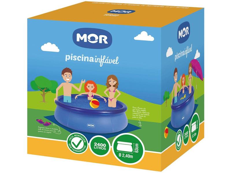 Imagem de Piscina Inflável Mor 2400L Redonda - Splash Fun