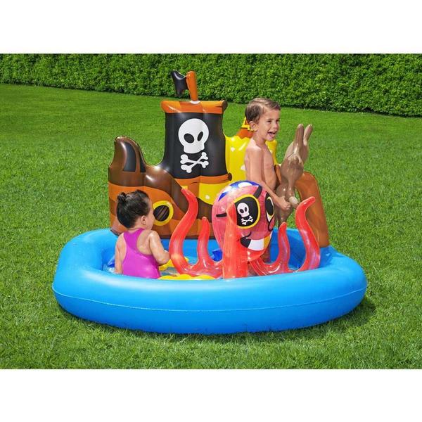 Imagem de Piscina Inflável Playground 84L Navio Pirata 1,40m x 1,30m x 1,04m Bestway 52211