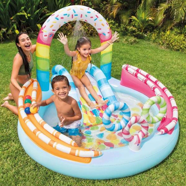 Imagem de Piscina Inflável Playground Candy 165L - Intex