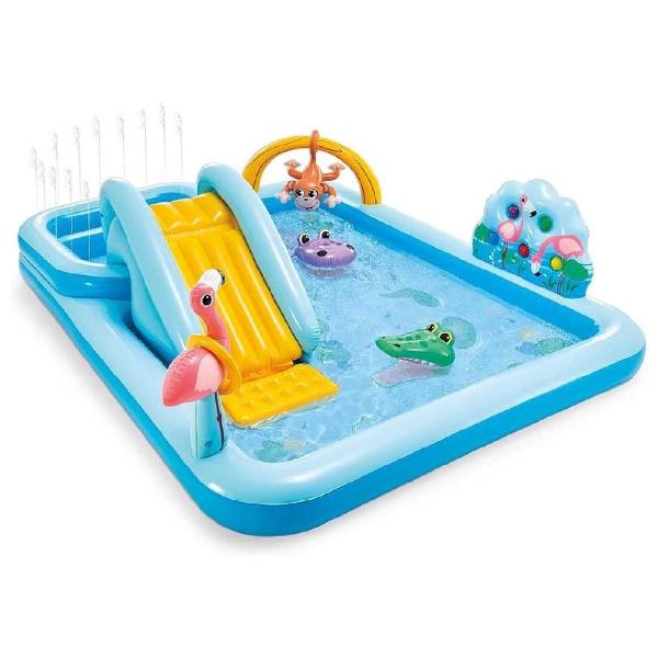 Imagem de Piscina inflável playground intex aventura na floresta 493l