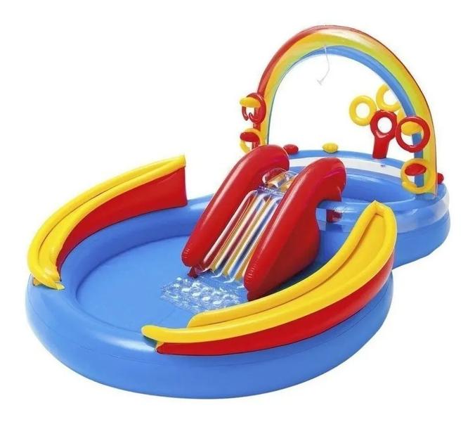 Imagem de Piscina Inflável Playground Molhado Infantil + Bomba de ar