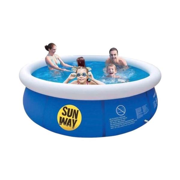 Imagem de Piscina Inflavel Redonda 1000 Litros Sun Way 168 X 51cm Infantil e Adulto