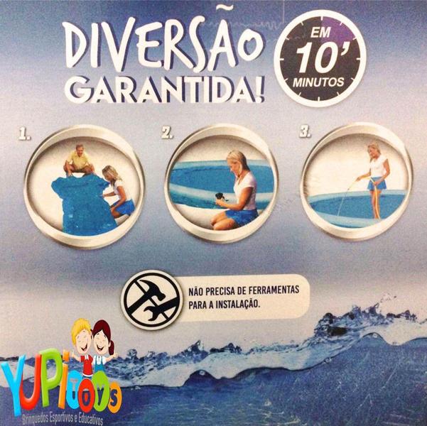 Imagem de Piscina Inflável Redonda  2.300 Litros 2,44m x 66cm Tamanho Família - Bestway