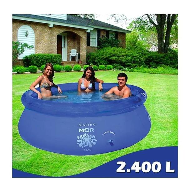 Imagem de Piscina Inflável redonda 2.4m x 63cm 2400L Mor Tarugão