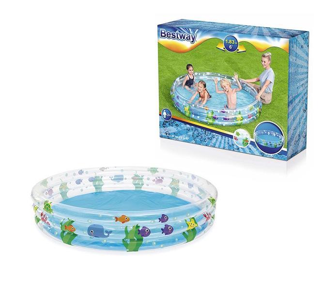 Imagem de Piscina Inflável redonda Bestway Deep Dive 51005 de 183cm x 33cm 480L