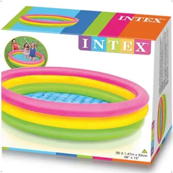 Imagem de Piscina Inflável Redonda Intex Sunset Glow 275 Litros Colors